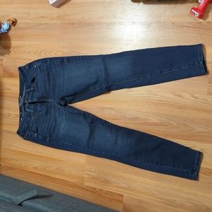 Dark wash skinny jeans
